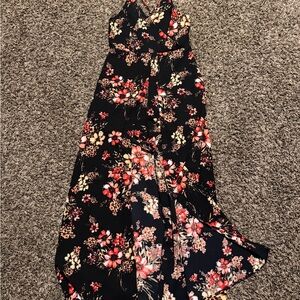 Miami Black Dress with Strappy Design